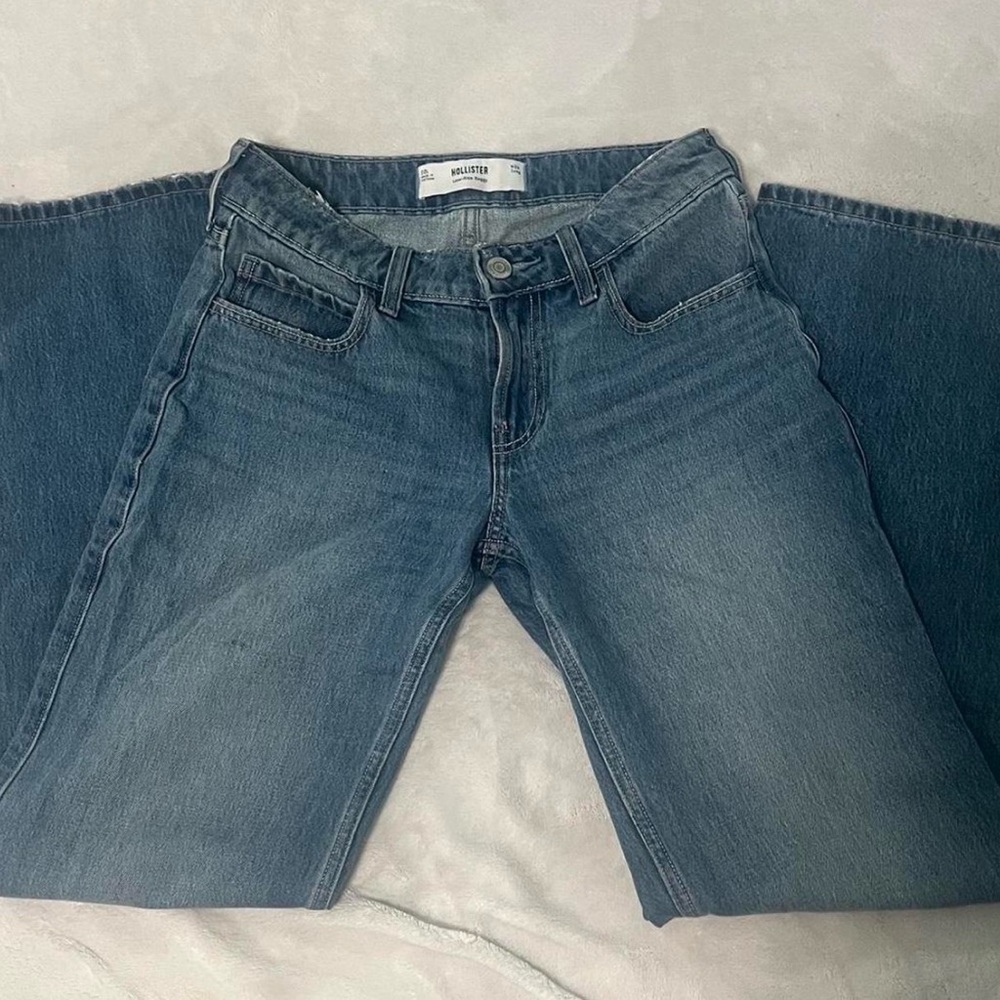Hollister Women's Baggy Jeans - Classic Blue